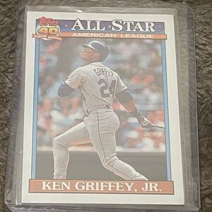 Topps Ken Griffey Jr. All-Star Card - White, Blue & Orange